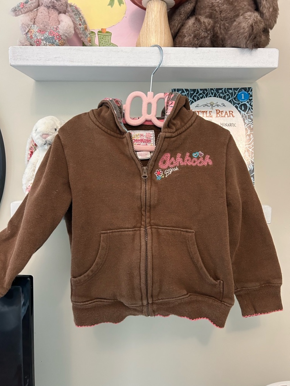 Y2K OshKosh Zip Up Toddler Hoodie